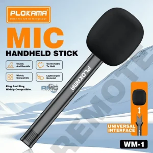 Plokama WM1 Professional Interview Microphone Handle