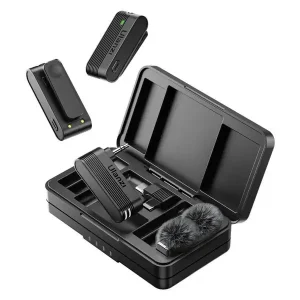 ULANZI A100 Wireless Lavalier Microphone Lapel Mic for Camera and Phone